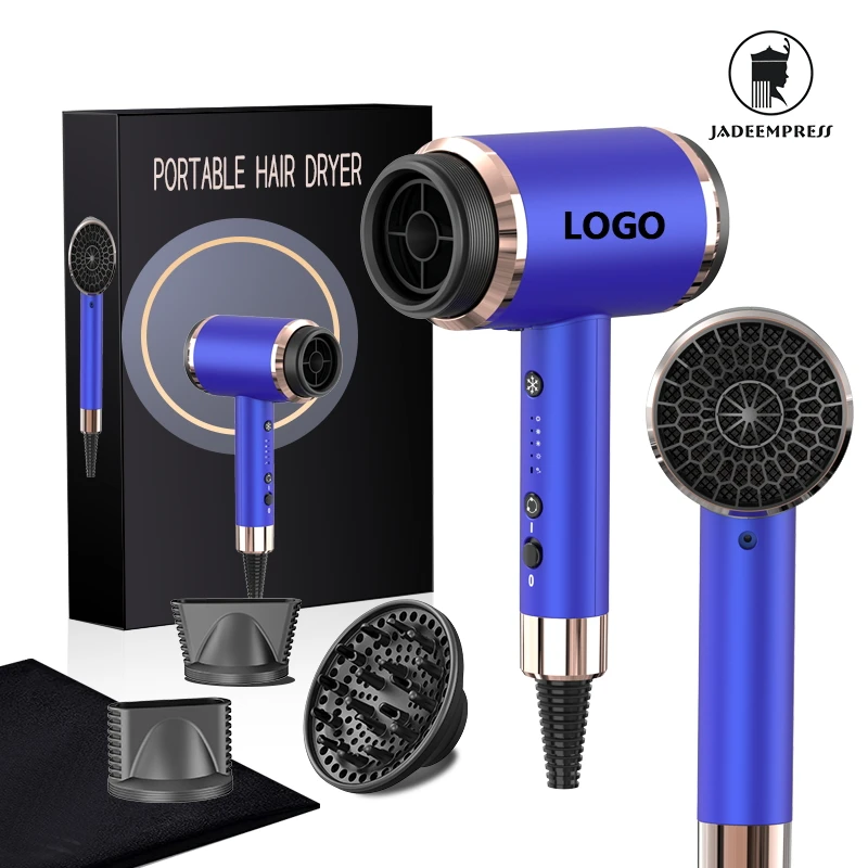 Professional New Design Custom Brand Hair Blow Dryer Powerful Low Noise Portable Salon High Quality Hair Dryer