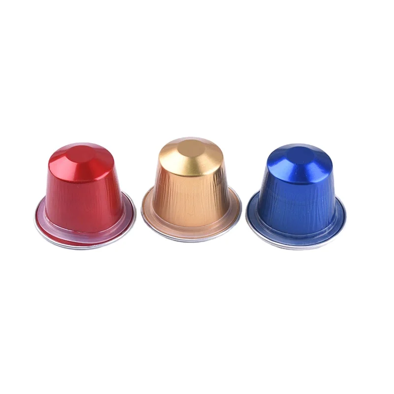 Одноразовые кофейные капсулы Nespresso 12 видов цветов оптовой продажи кофейная капсула из алюминиевой фольги с термогерметизирующей крышкой