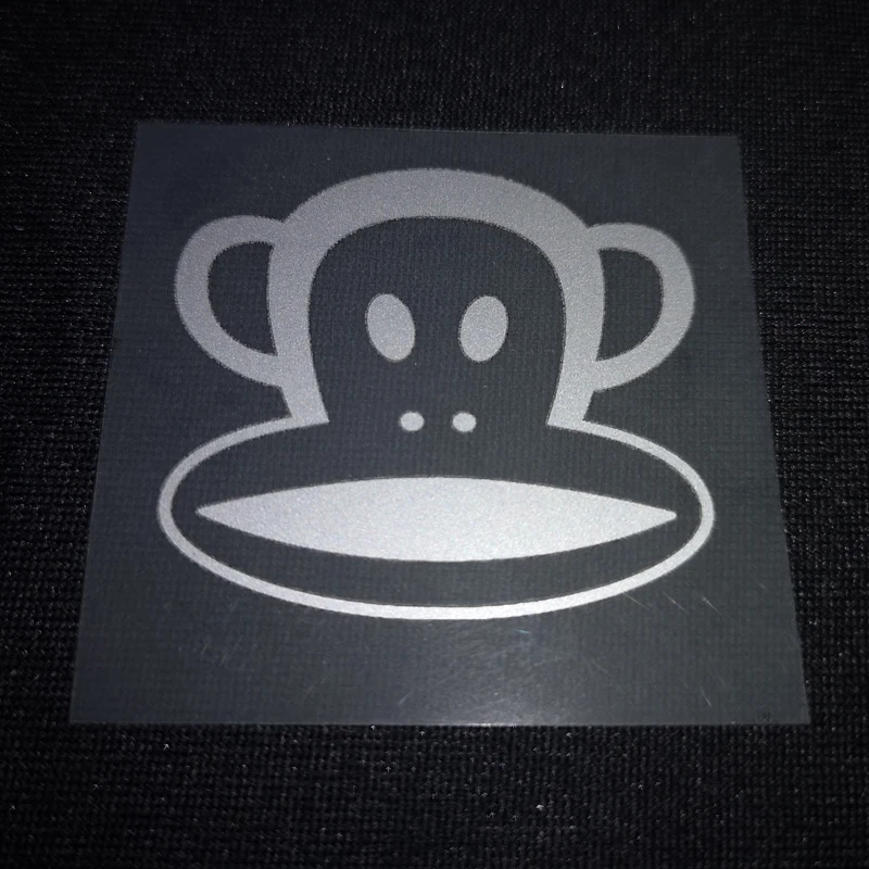 Пластиковые светоотражающие наклейки с напечатанным экраном логотипом на заказ