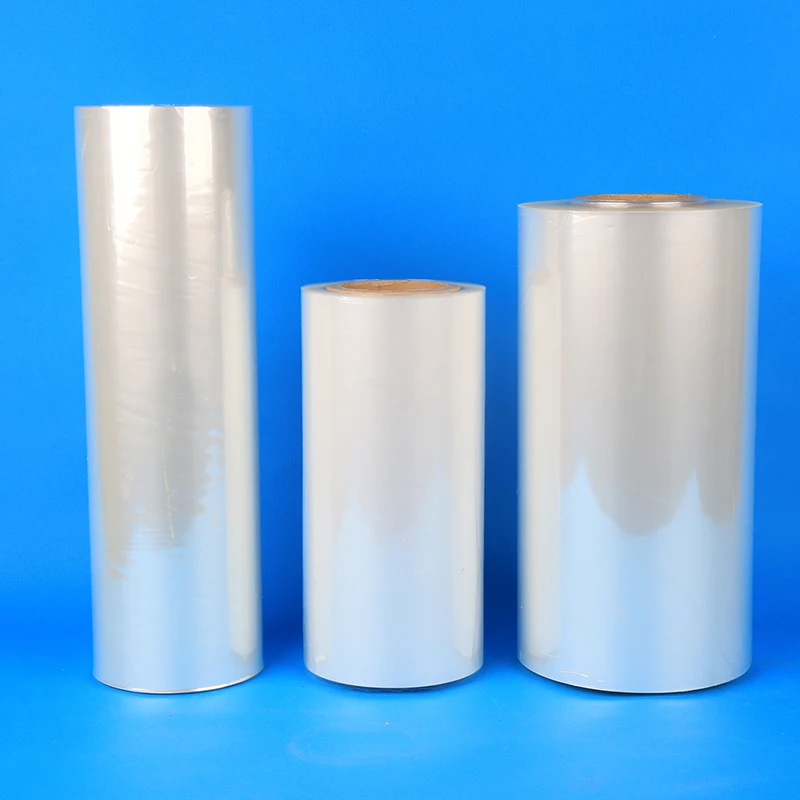 Custom Large Diameter POF  Single wound/center fold Shrink Plastic Wrap Film