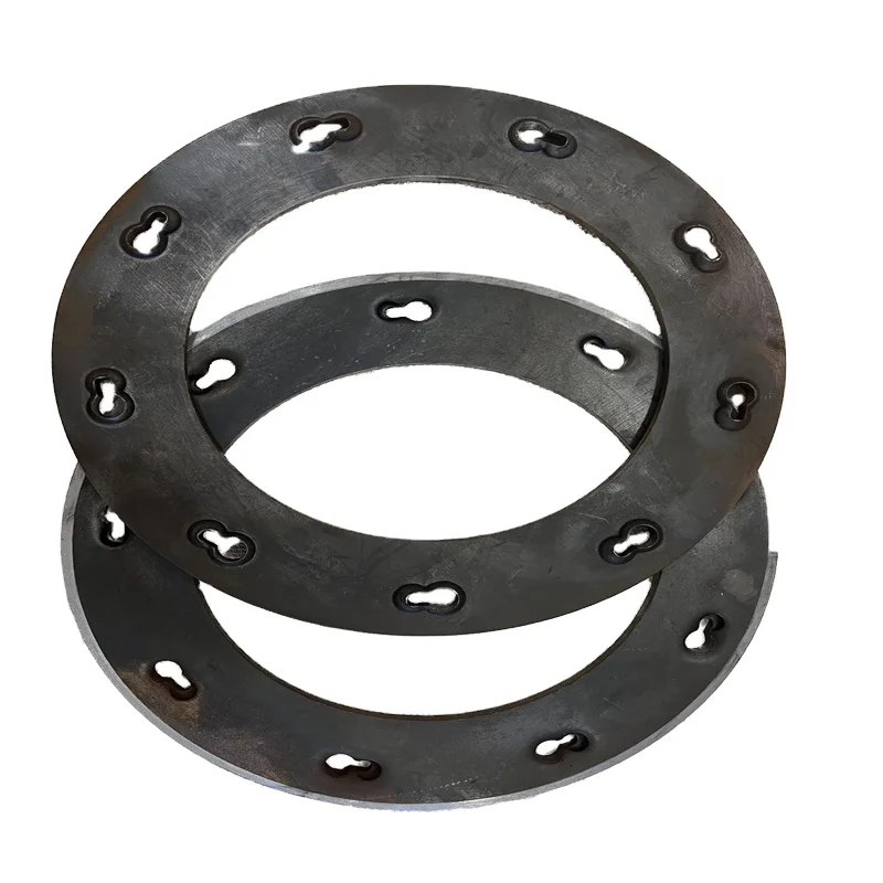 Ss400 Q235 Steel Square Carbon Steel Forged Flat Flange End Plate for Prestressed High-Strength Concrete