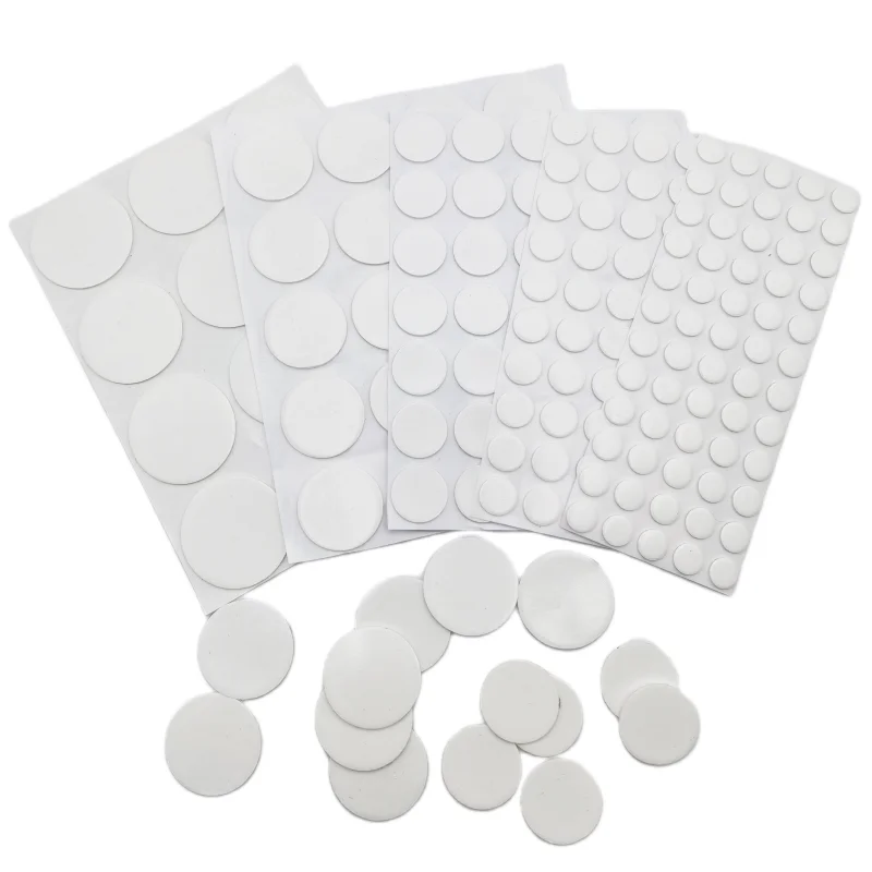 Square Nano Double-Sided Transparent Sticky Thin Dots Double Sided Glue Tape Sticker Liner Adhesive Sheet