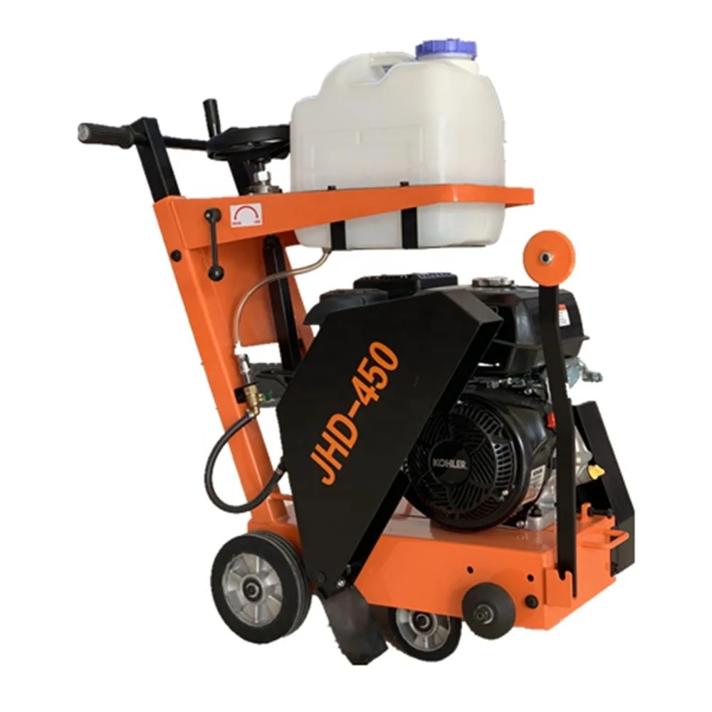 13 HP gasoline engine Concrete saw cutting machine with different saw blades