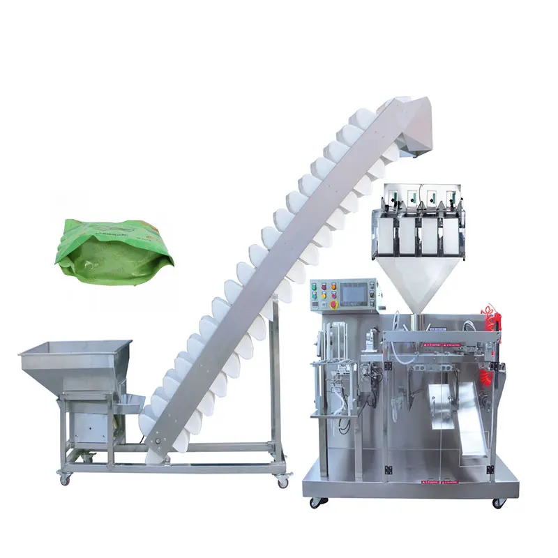 Automatic mini  zipper lock bag weighting sunflower seeds packing machine for dry fruit/cashew nut