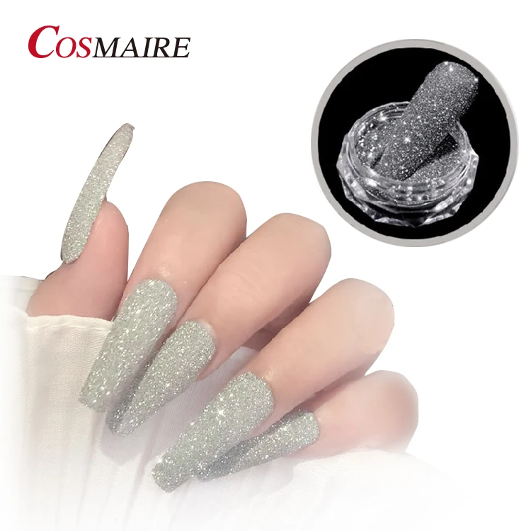 Crystal Powder Nail Glitter Sequin Reflective Glass Flash Effect Powder