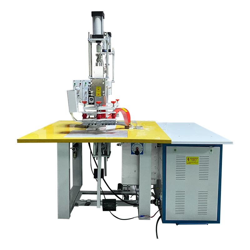 pedestal high frequency stretching ceiling welding machine