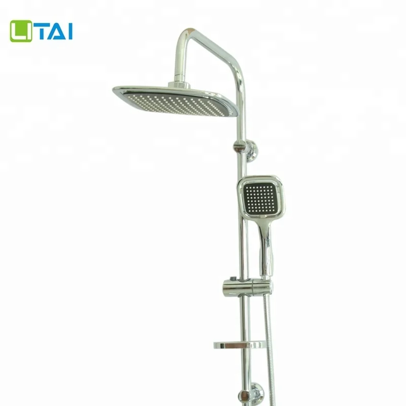 bathroom shower water safety products LT-1882S bath shower ultra thin stainless steel rain shower head
