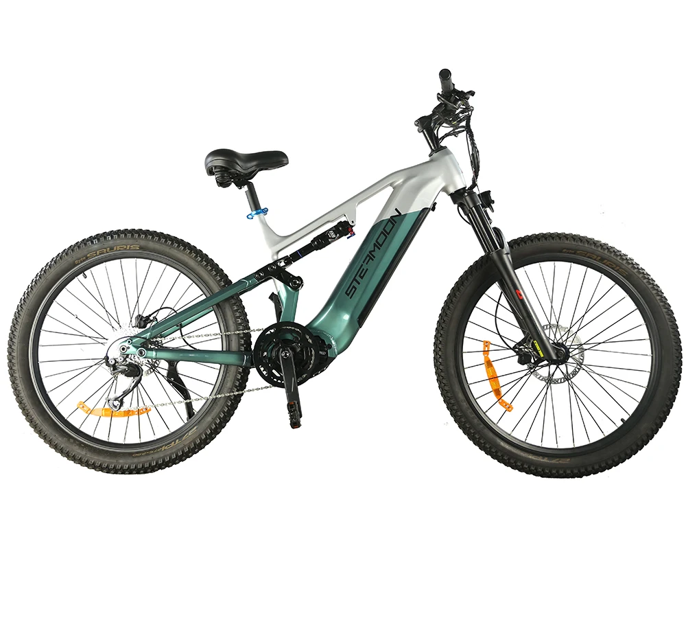 1st China Electric Downhill Bike bafang M560 7 Speed 48v 500w 750w Electric Downhill Mountain Bike Full Suspension