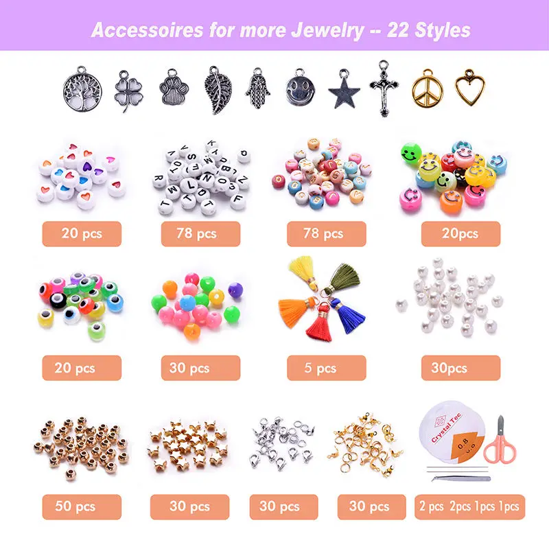 2024 Beads Manufacturer Wholesale 16500pcs 36 Color Glass Seed Beads Kids Toy Set Beads Kit For Jewelry Making