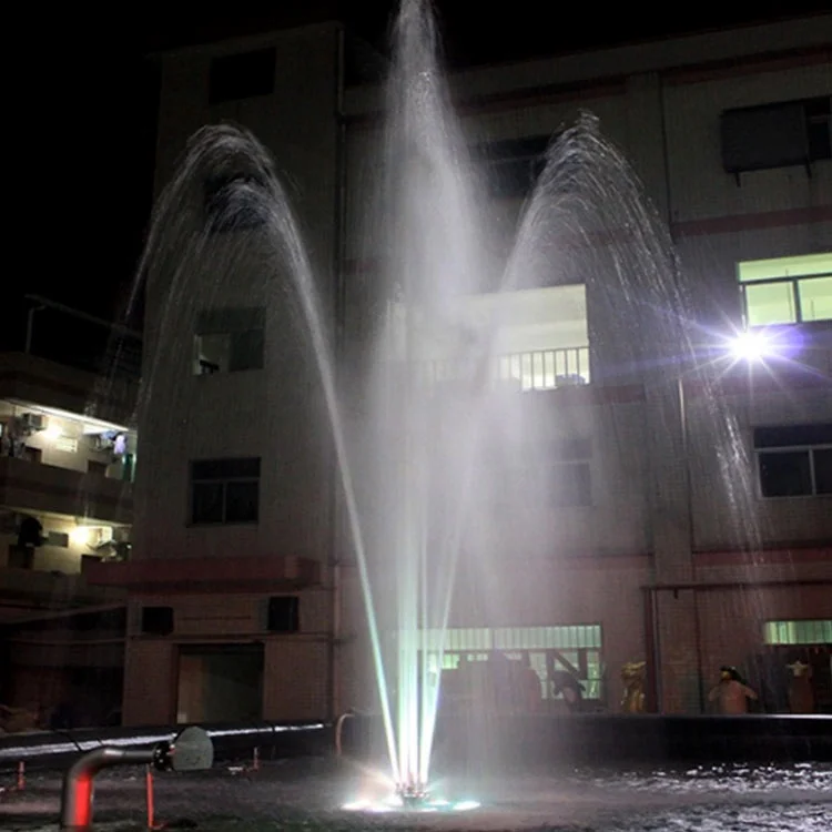 Открытый сад озеро Пруд бассейн из нержавеющей стали плавающий танцевальный водяной фонтан