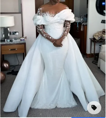 Новое свадебное платье 2 в 1