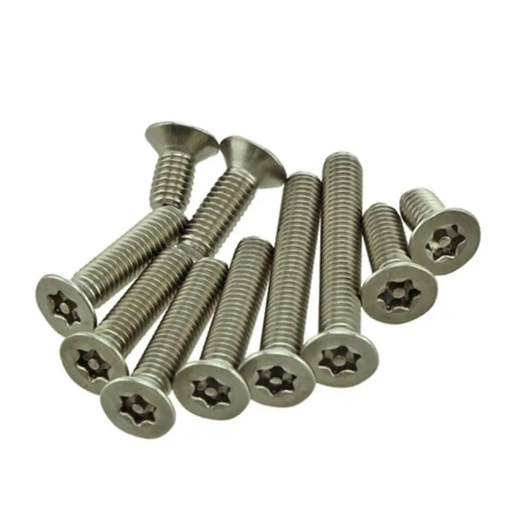 M3 M4 M5 M6 M8 M10 Stainless Steel Security Anti Theft Machine Screws With Torx Pin Round Head