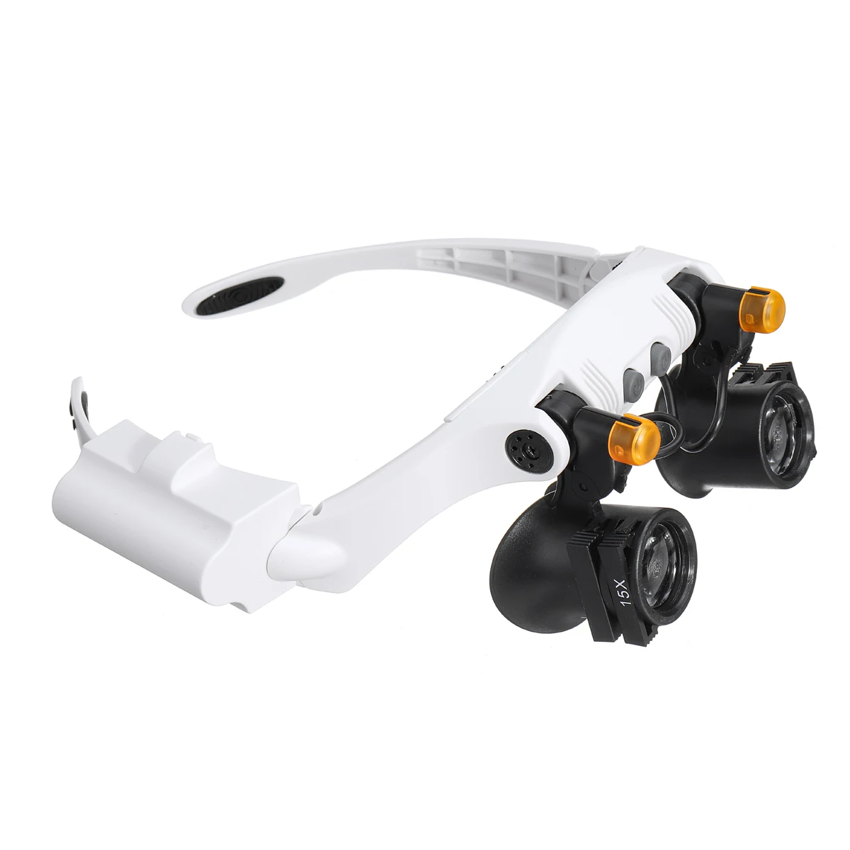 7 Lens Loupe Professional LED Light Headband Magnifier Adjustable Magnifying Glasses With Lamp
