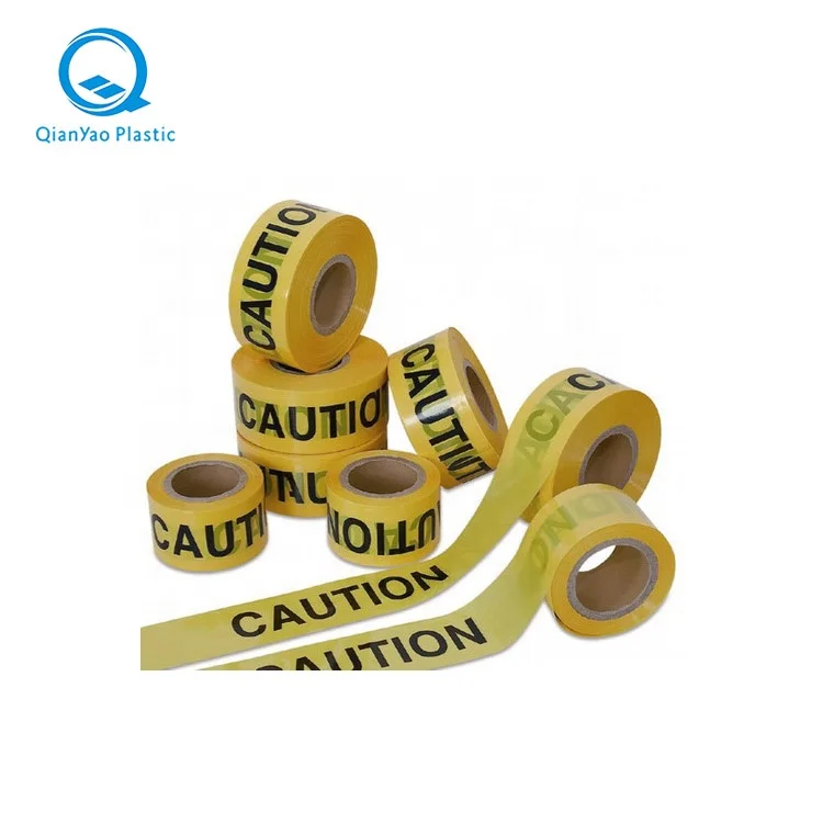 OEM Customized Logo China Manufacturer High Quality Yellow CAUTION DO NOT ENTER Barrier Tape