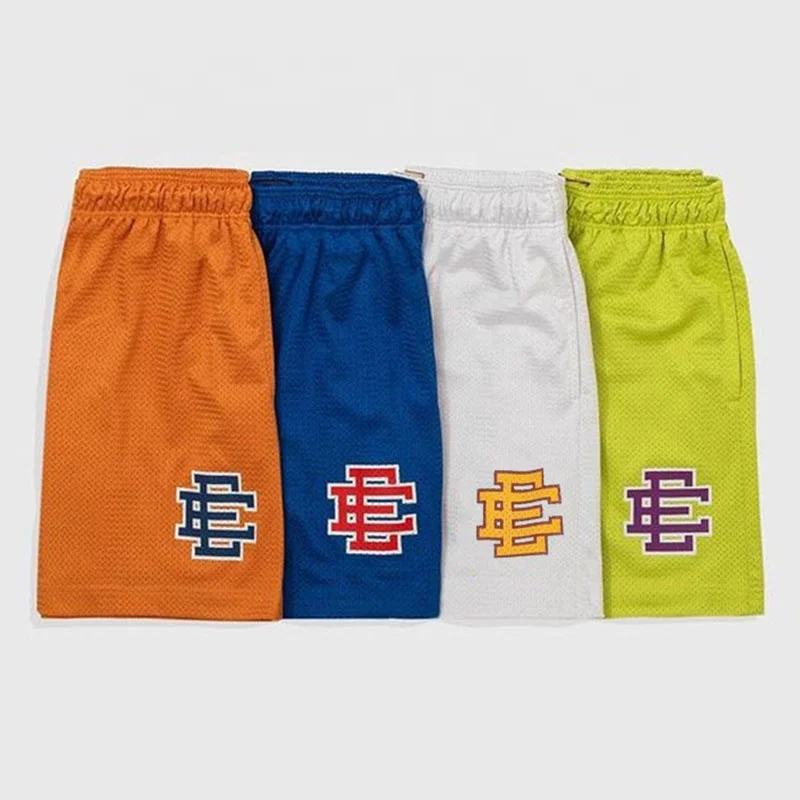 Custom Logo Blank Mesh Shorts EE Eric Emanuel Style Gym Shorts Men Mesh Shorts