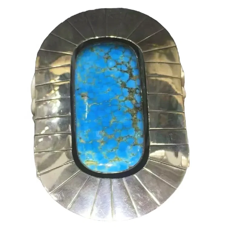 Purple turquoise ring jewellery sterling silver handmade turquoise ring