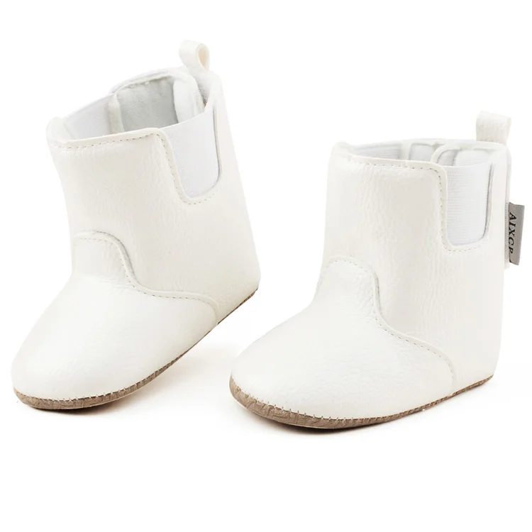 
Wholesale white winter warm middle soft sole snow boot prewalke boots beautiful baby shoes 
