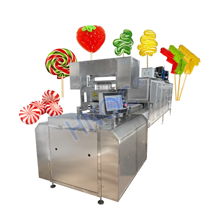Tripple Head Sweet Manufacture Ginger Milk Small Ball Pour Infusing Depositor Machine To Make Lollipop
