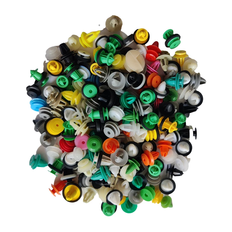 Car Plastic Rivets Fasteners Push Retainer Kit Most Popular Sizes Auto Push Pin Rivets Set Car Door Trim Panel Fender Clips
