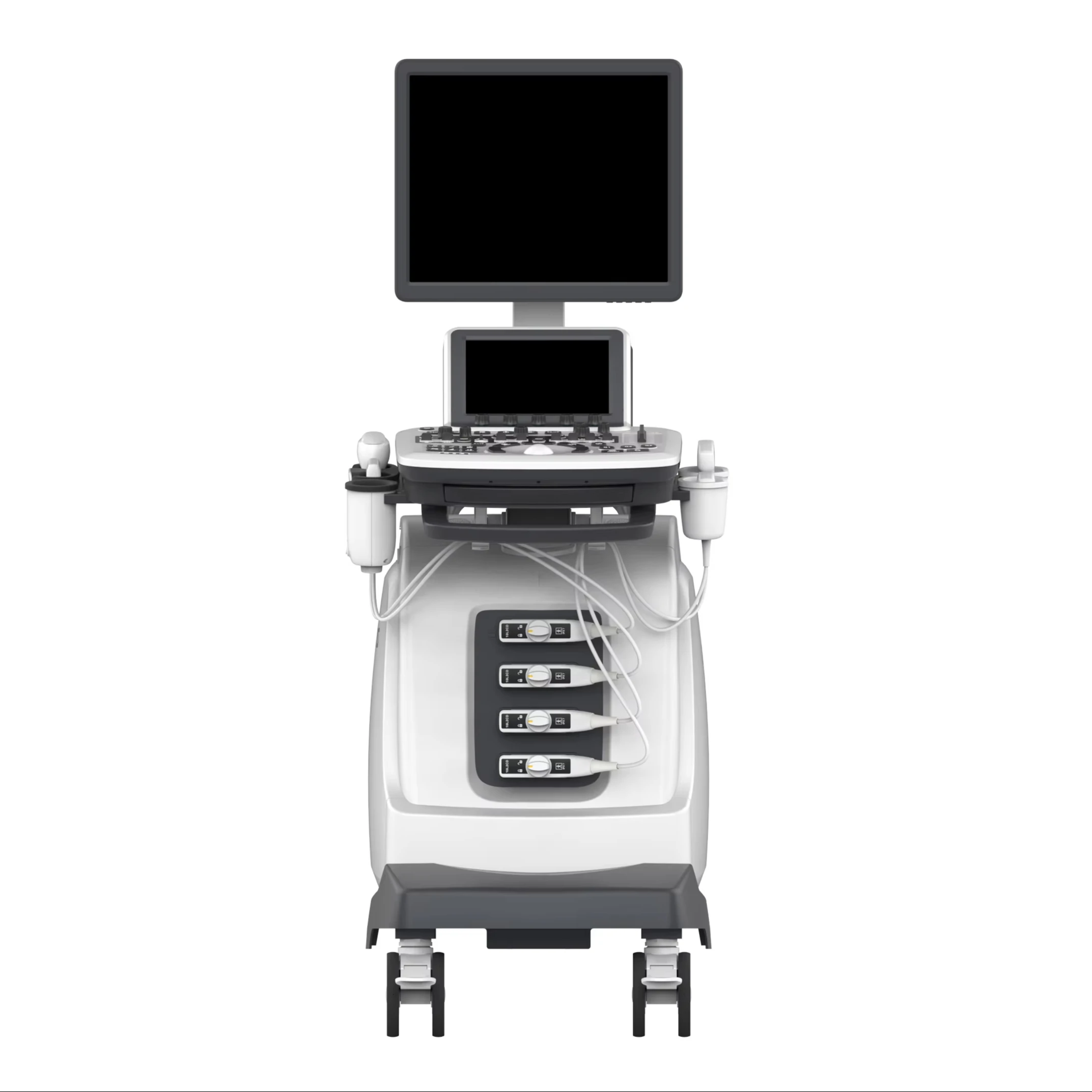 19-Inch Trolley Type Full Digital LCD Color Doppler Ultrasound Machine with 10.4 Inch Touch Screen Medical Instruments