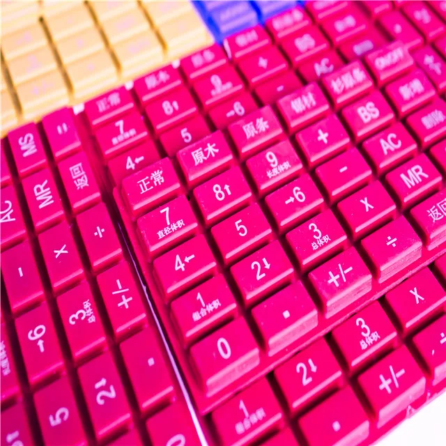 
Factory made silicone rubber conductive keypads and keyboards rubber buttons remote 