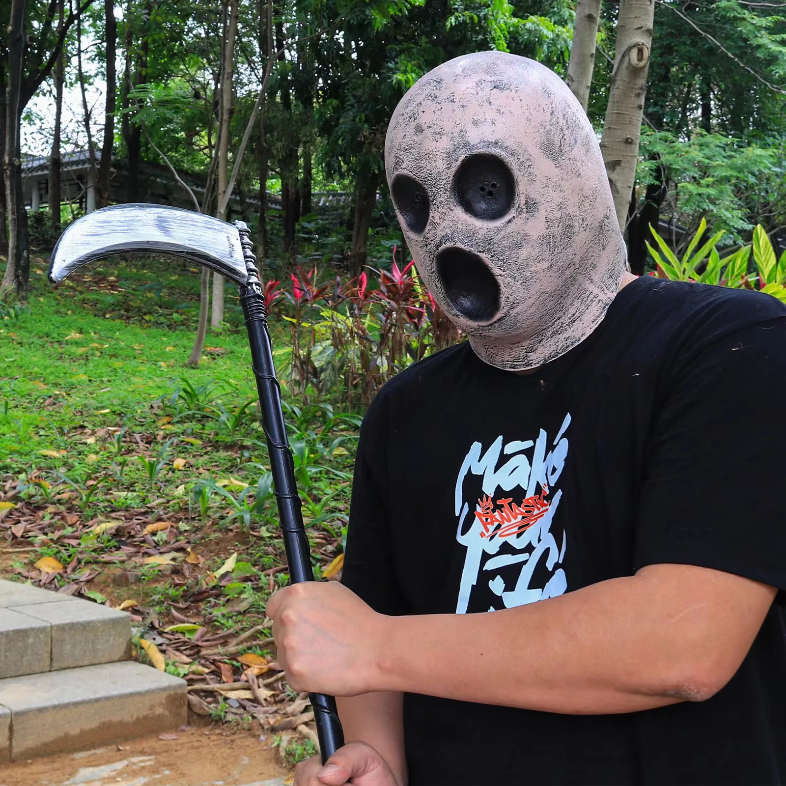 Halloween Hatex маска Аксессуары для Хэллоуин Вечеринка платье убийца косплей реквизит