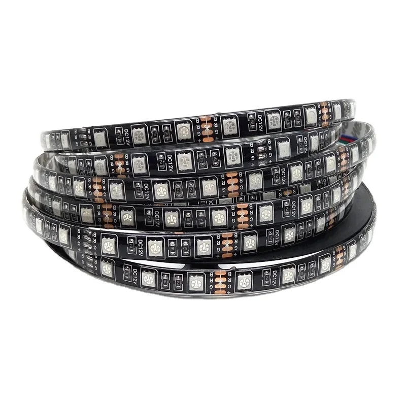 5050 RGB Flexible LED Strip light 60LEDs/m 12V Waterproof 5m/roll smart strip Home KTV Bar Holiday  LED Tape Lamp