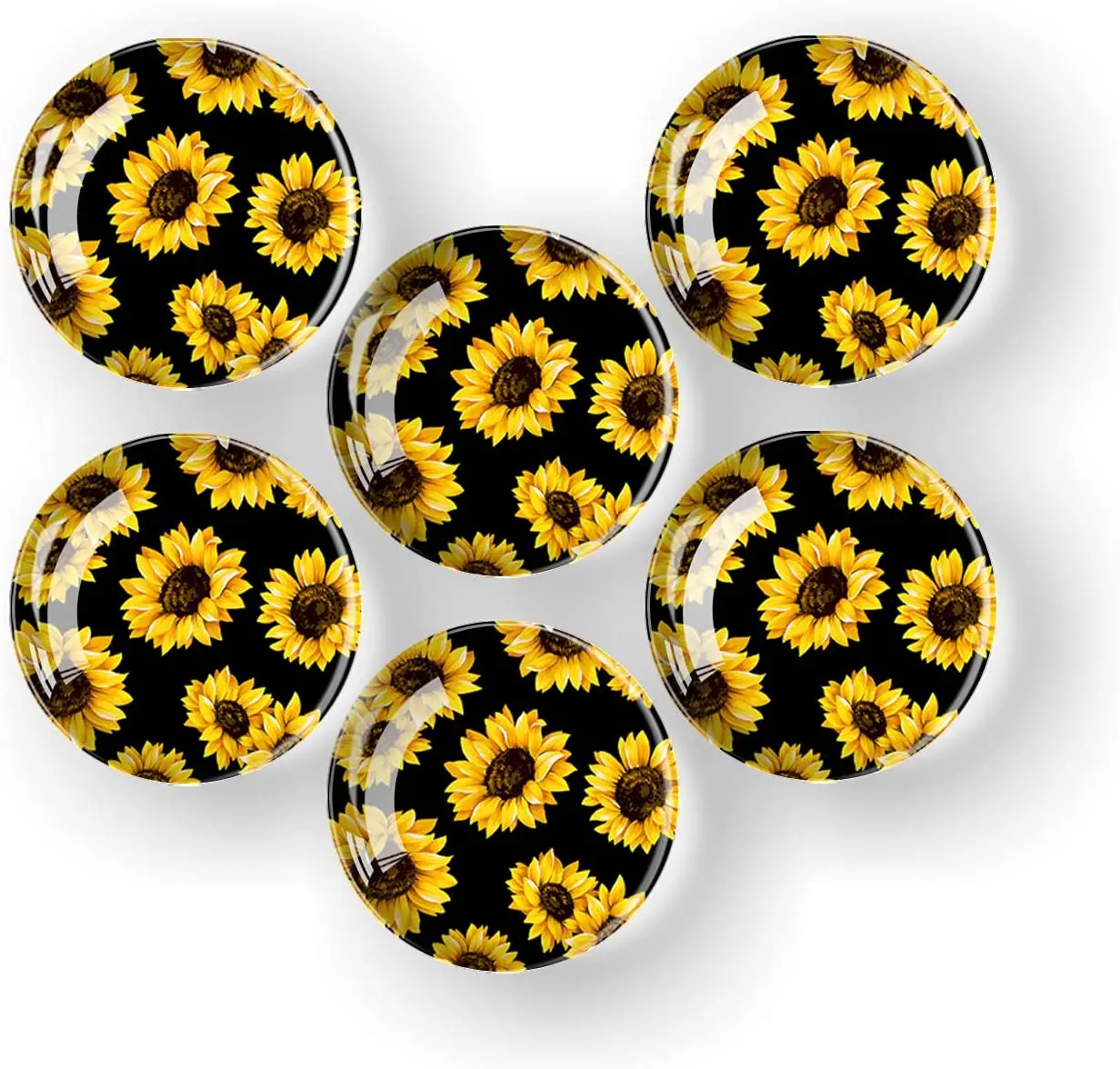 Магнит на холодильник из хрустального стекла 30 мм 40