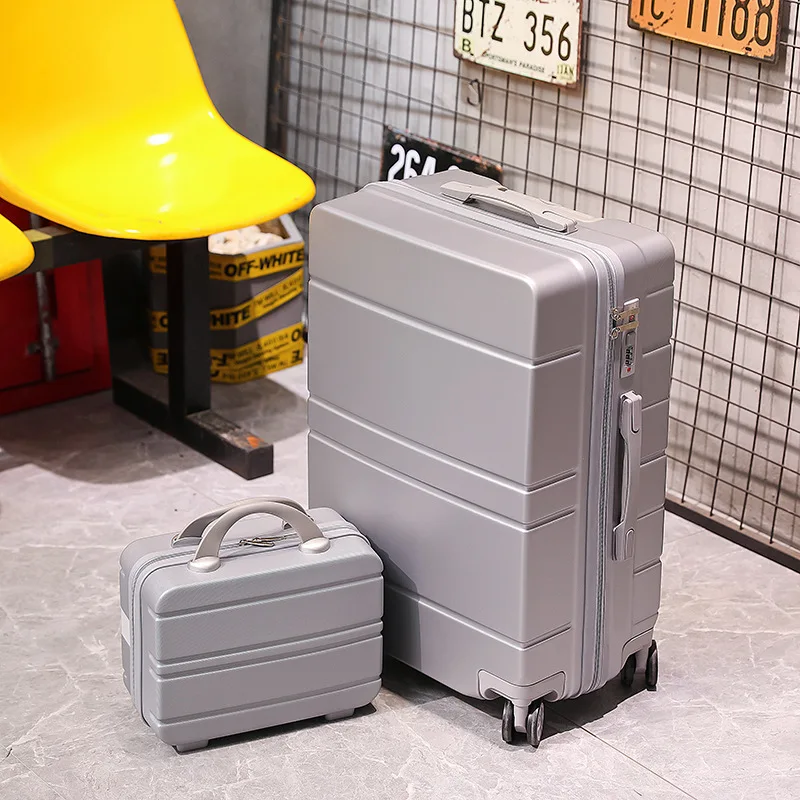 OEM Custom Luxury Pink Luggage Carry On ABS Travel Trolley Bags suitcases Luggage Sets for women