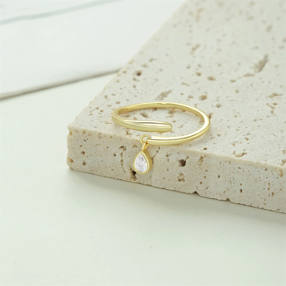 Versatile In Temperament Geometric Ring Individual Fashion Ring Resizable Exquisite Jewelry For Women Rings