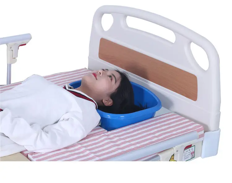 Wholesale Medical Equipment 3 cranks 5 Functions Manual Hospital Bed with Toilet