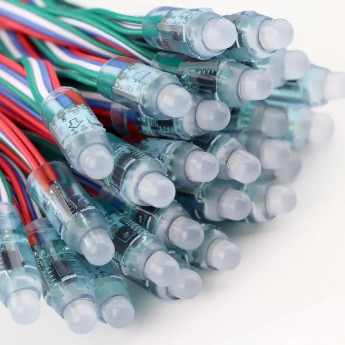 Dc5Volts 0.3W 12Mm  Ip67 1916IC Waterproof Rgb Led Pixel Light For Facade Project