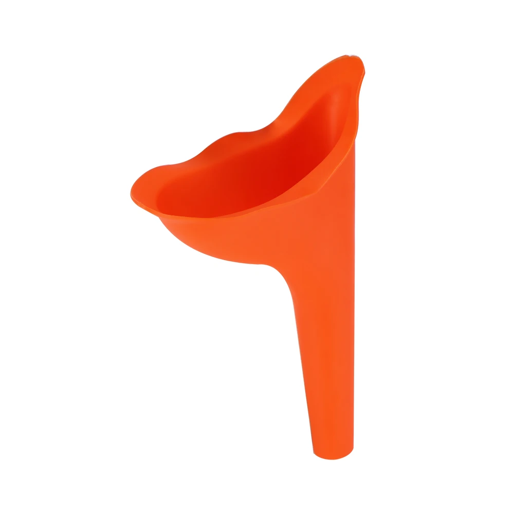 
Portable Travel Female Urine Device New Lady Urinal Funnel Soft Silicone Plastic Standing Urinals 