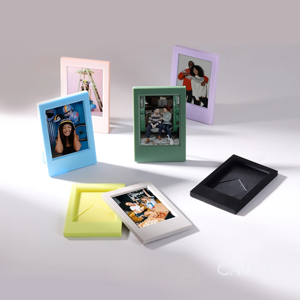 Classic ABS Kpop Style Tabletop Mini Picture Frame 2X3 Picture Photo Frame for Fujifilm Instax Mini 12/11 Film Customized Logo