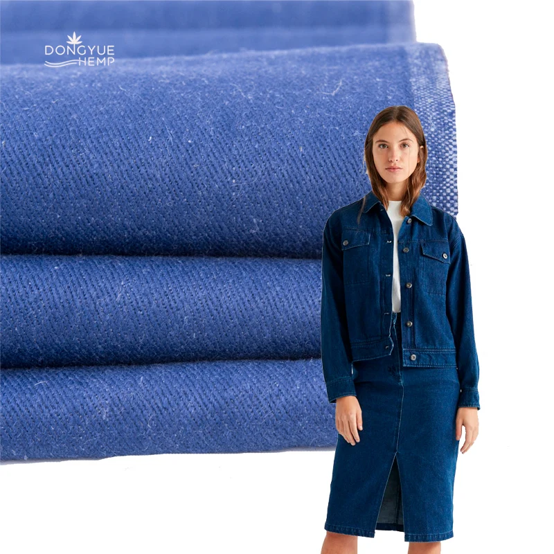 Уникальный дизайн ткани оптом Конопляный хлопок оптом джинсы джинсовая ткань