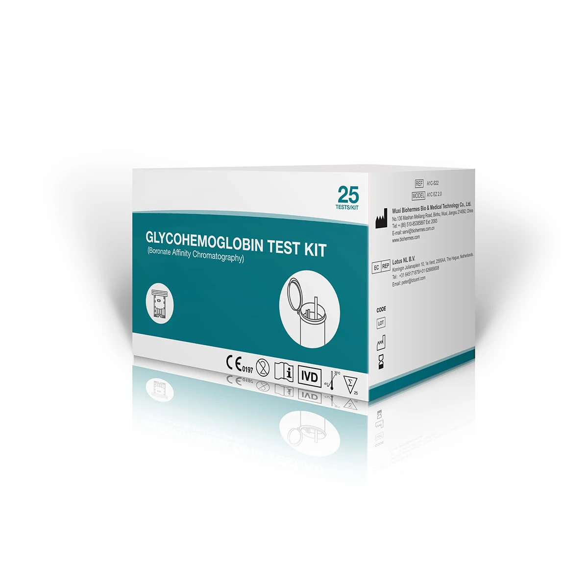 Hba1c & Blood Analyzer Hba1c Meter & Hemoglobin A1c Analyzer with A1c Test Kit