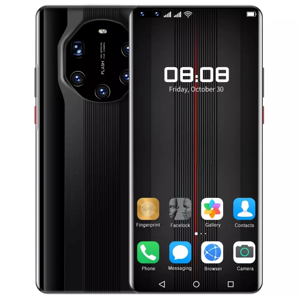 Global version Unlocked Original Smartphone Mate40 RS 12+512GB With Dual Sim Card Face Id Unlock Android 10.0 Mobile Phone