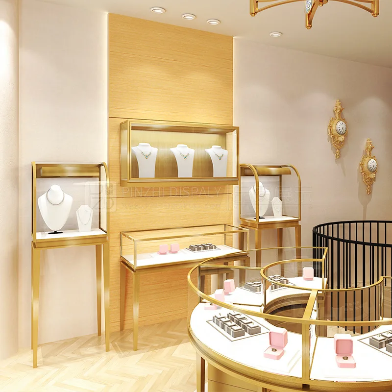 High end shoe shops decoration with shoe display cabinet and shoe rack from Guangzhou