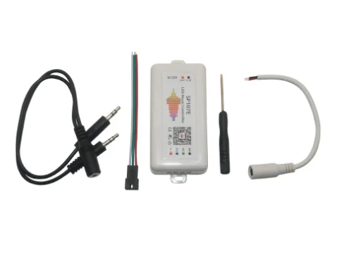 SP107E DC5V-24V Blueteeth Музыка Светодиодный контроллер RGB полный цвет LED RGB SPI управление с помощью приложения для телефона для 2812 2811 1903 светодиодная лента для светодиодной ленты