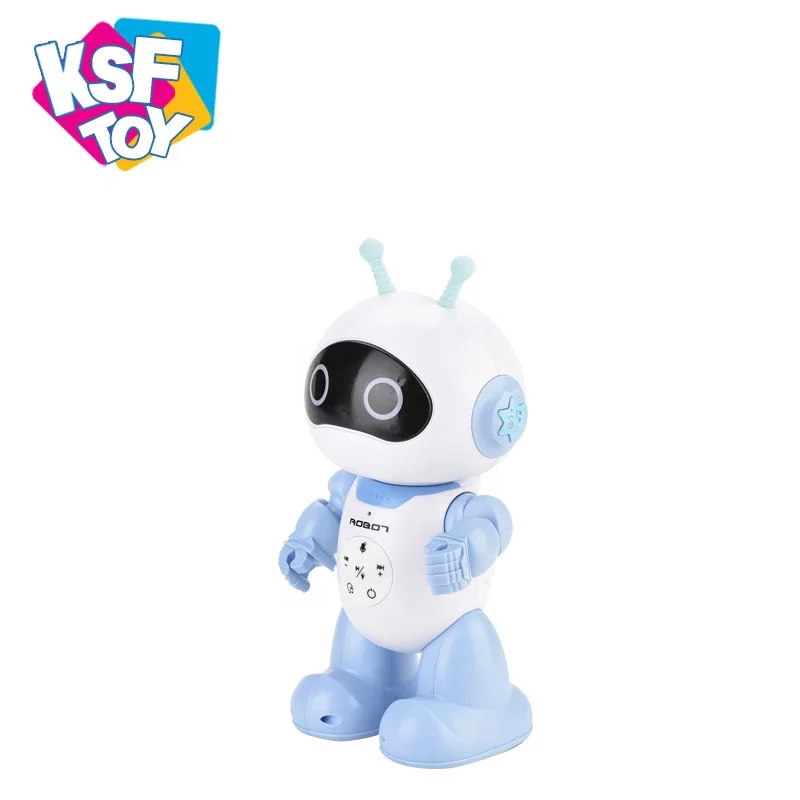 mode magic voice clear sound intelligence kids learning robot toy with singing microphone
