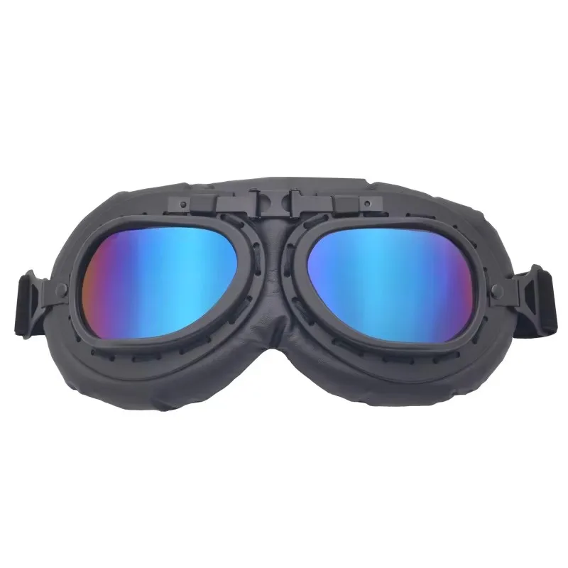 Motorcycle Goggles Glasses Motor Bike Pilot Steampunk Vintage Helmet Cycling Ski Retro Sunglasses