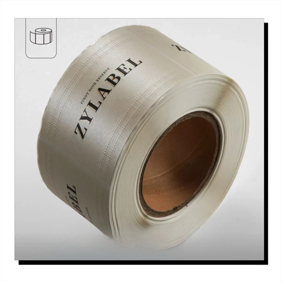 Custom Adhesive Sticker Roll Packaging Labels Rectangle Shape Skin Care Essential Oils Express Photo Frames Wigs Color Printing