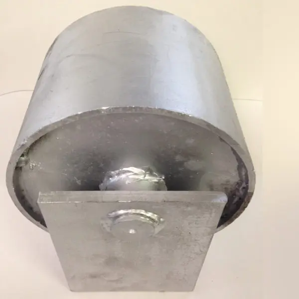 Factory Hot Sale 8*6 Inch Ground Roller Thick Pipe Assembled Side Plates skip container Accessory