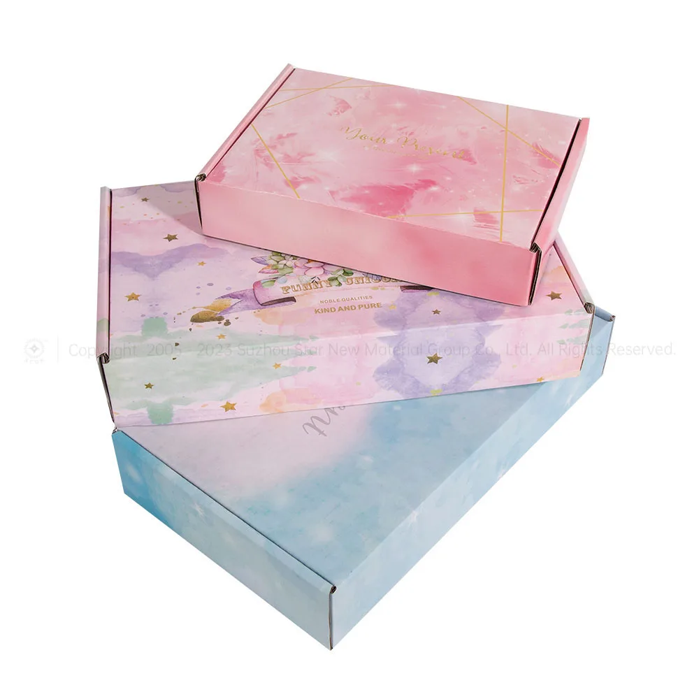 Shipping Mailing Boxes for Small Business Packaging, Custom Printing Corrugated Cardboard Box for Gift Packing