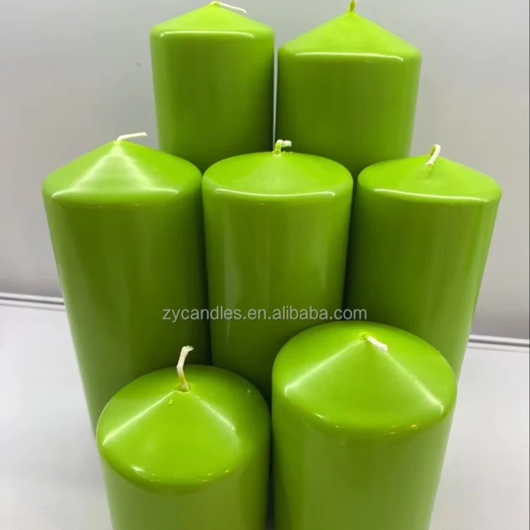 Pillar candle/Church candles/ color pillar candles customized package candle factory price