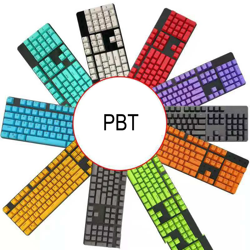  104 клавиши PBT doubleshot с подсветкой наборы цветных клавиш