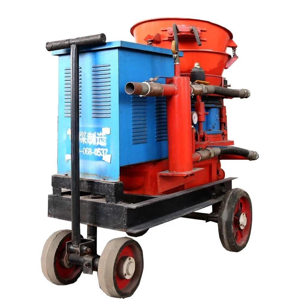PZ Series Dry Gunite Shotcrete Sprayer Concrete Spraying Machine Diesel Shotcrete Machine Gunite Concrete Spray Machines