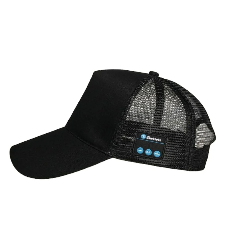 
music wireless mesh trucker cap 