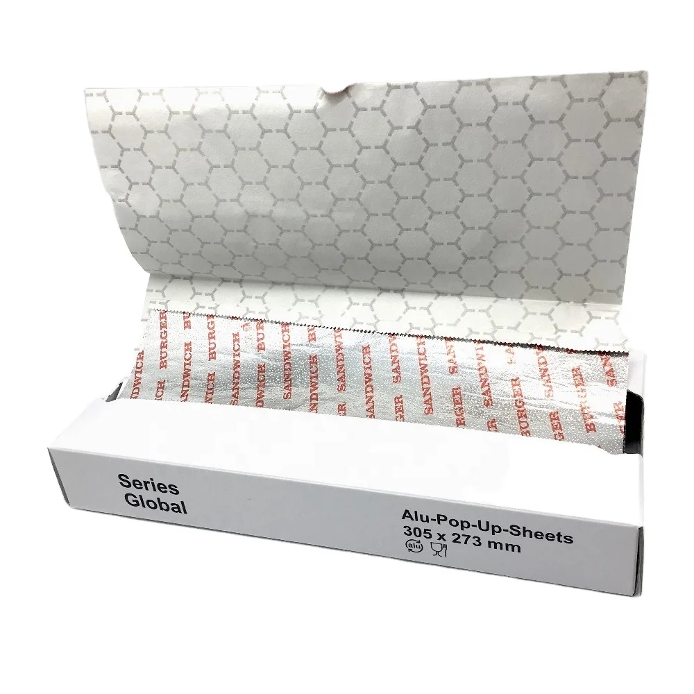 Sandwich Hamburger Laminated Aluminum Foil  Paper