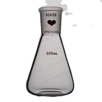 Коническая колба из боросиликатного стекла 3 треугольная лабораторное оборудование 10 мл-2000